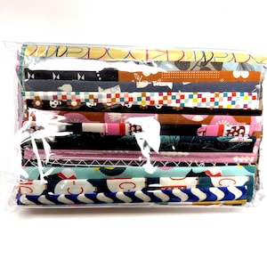 Modern Fabric Scrap Bundle | 20 Fat Eighths -Choose Your Collection image 11