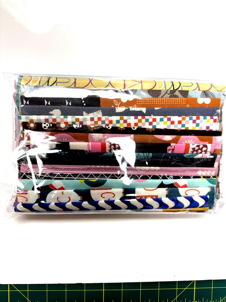 Modern Fabric Scrap Bundle | 20 Fat Eighths -Choose Your Collection image 11