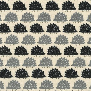 Black Grey Sevenberry Cotton Slub Print SB-850491D1-4 | Priced by the Half Yard