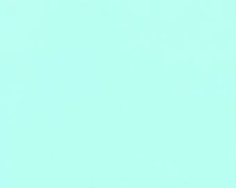 Franela de algodón color menta 1234 de Robert Kaufman - Precio por medio metro