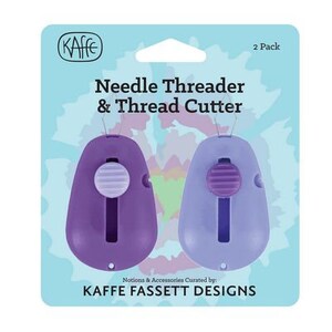 Kaffe Fassett Needle Threader and Thread Cutter | 2 Count