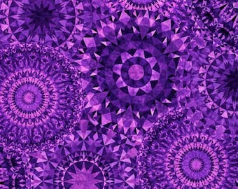 Jewelscape by Dan Morris for Quilting Treasures 1649 28979 V- Priced/Sold by the Half Yard