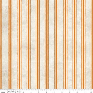 Pumpkin Patch Terrifying Ticking in Orange by J. Wecker Frisch | C14578-Orange | Priced by the Half Yard