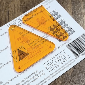 Projet de carte postale n° 4 : Triangle pas tout à fait à 60º par Lucy Kingwell
