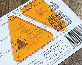 Postcard Project #4: Not Quite 60º Triangle by Lucy Kingwell
