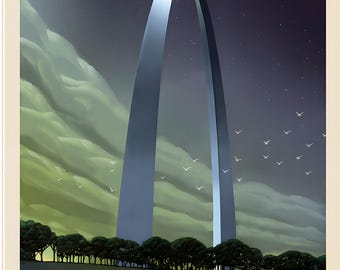 Nationalparks Gate Arch im St. Louis National Park