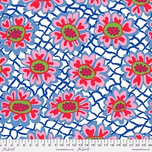 Flower Net Wideback in White by Brandon Mably | Expected February 2023 | Priced/Sold in Half Yard Incements
