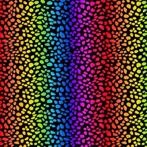 Animal Skin Rainbow by Chong-A-Hwang for Timeless Treasures | CAT-CD3036 MULTI | Priced by the Half Yard