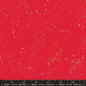 Speckled by Ruby Star RS5027 110M Scarlet | Priced by the Half Yard