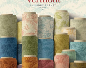 Vermont Fat Quarter Bundle by Laundry Basket Quilts for Andover