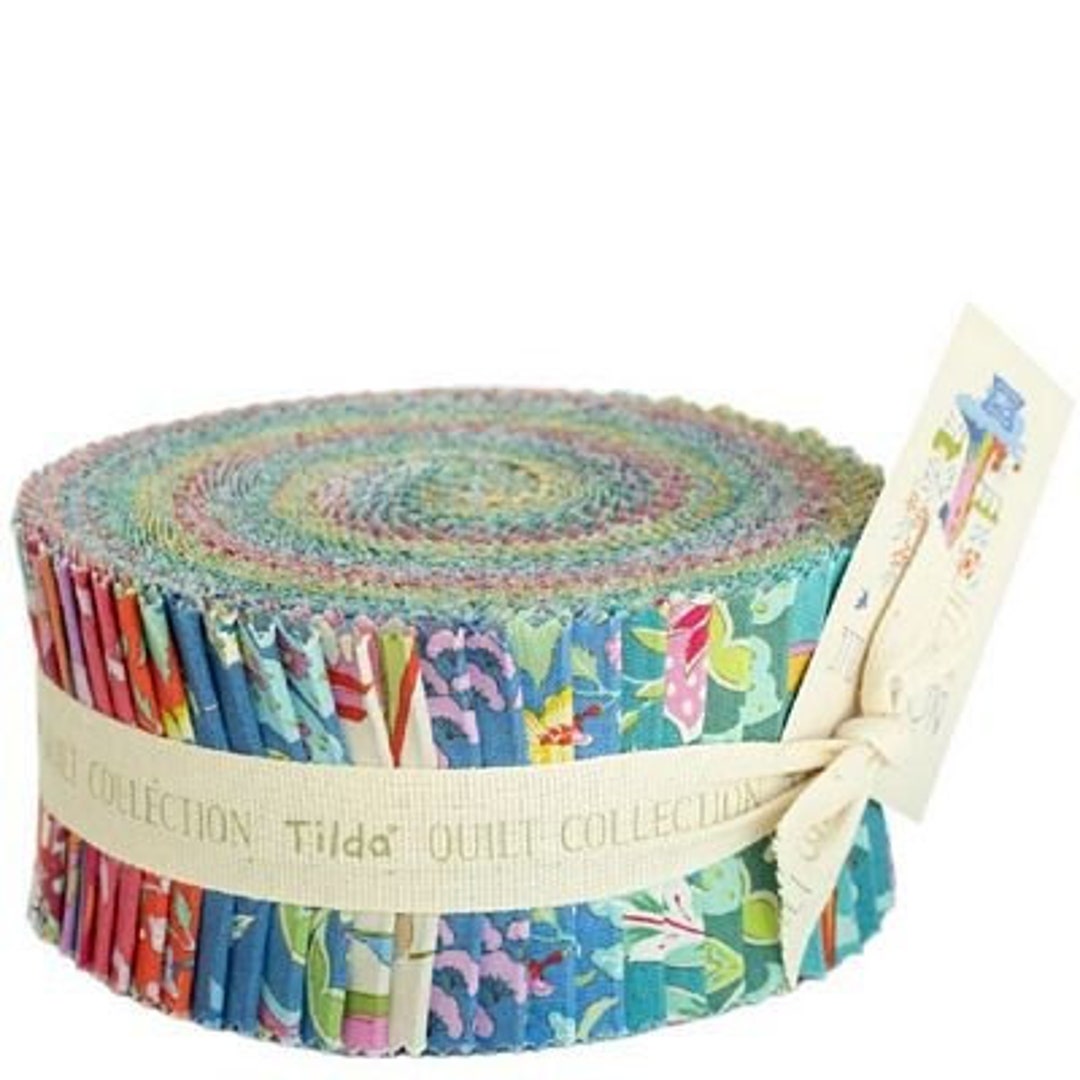 Bloomsville Fabric Roll jelly Roll by Tilda 40 2.5inch Strips Etsy