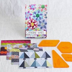 Projeto de cartão postal Catherine Wheel por Jen Kingwell