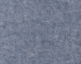Essex Yarn Dyed  Linen - Indigo E064-1178 by Robert Kaufman - Priced/Sold by the Half Yard
