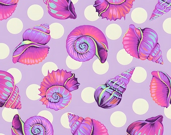 Floral Reef Big Shelly 108" Sateen Wideback QBTP021.ULTRAVIOLET Metraje de Tula Pink