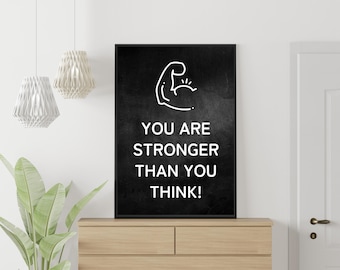 Inspirational Quote Print, Empowering Wall Art (Digital Download)