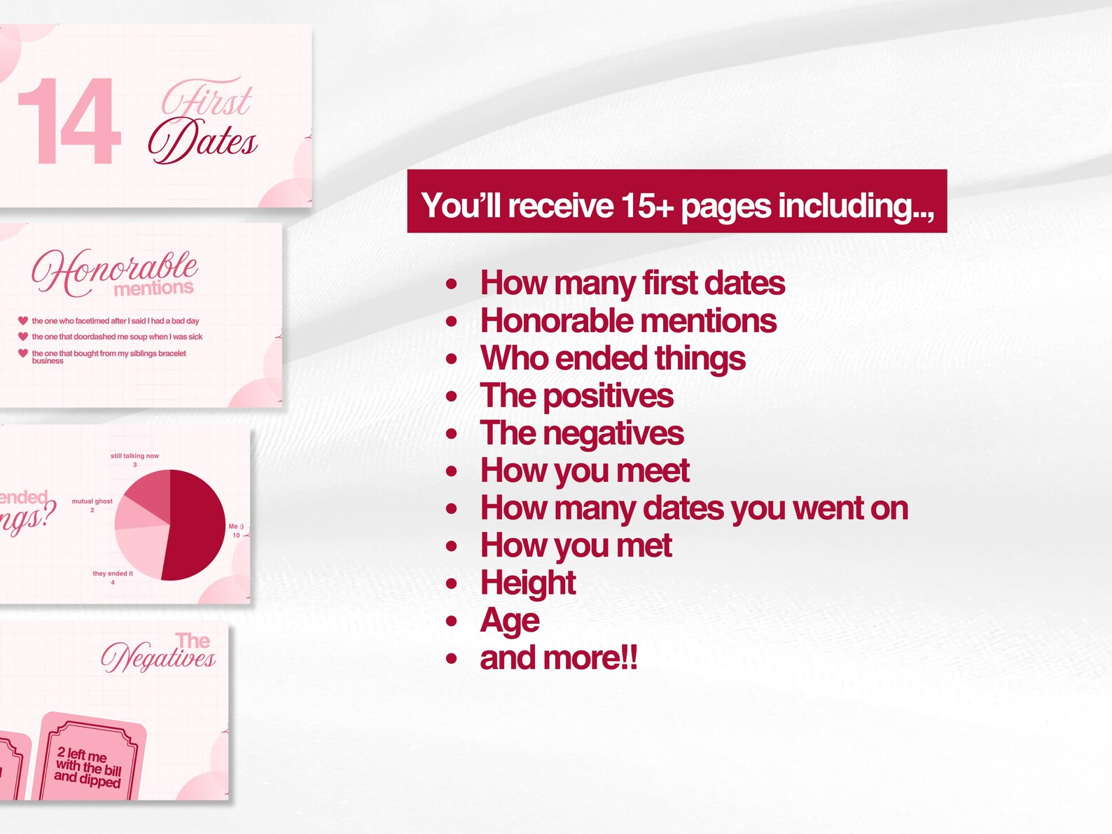 Dating Wrapped Presentation Template, Customizable Slideshow (canva ...