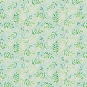 Little Acorns #1 Woodland ~ Leaves Green ~ by Michael Miller ~ By the Half-Yard