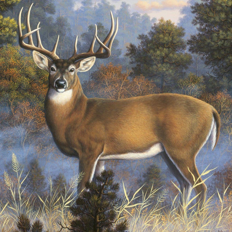 Fabric Standing Deer