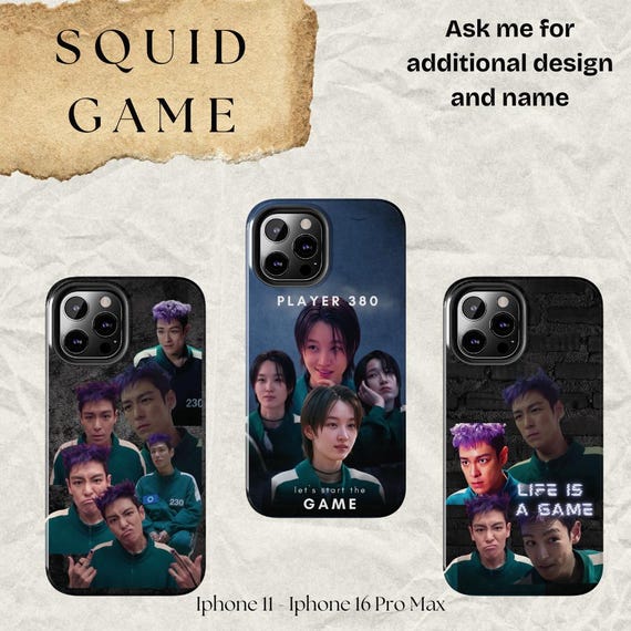 Squid Game Phone Case, Player 380, Protective Hard Shell Cover - Etsy