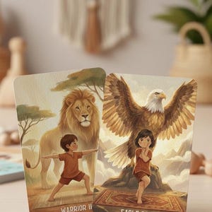 Kids Yoga Cards – Animal Flashcards for Mindful Movement
