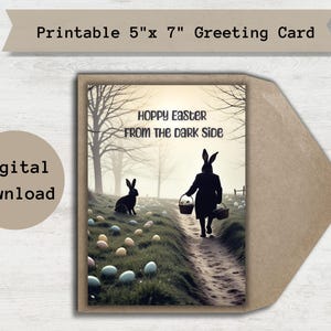 Biglietto di auguri di Pasqua oscura - Solo download digitale!