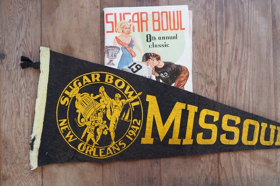 1942 University Of Missouri Mizzou Sugar Bowl Classic Etsy