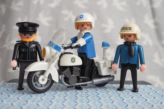 playmobil police motorcycle