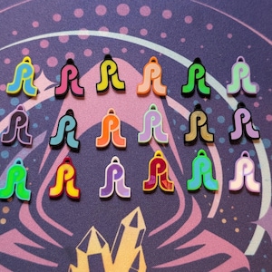 Pretty Lights PL logo mini charms (10 or 25 pack)