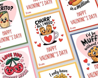 Tarjetas de San Valentín con juegos de palabras para imprimir, tarjetas de San Valentín para niños para imprimir, tarjetas de San Valentín para imprimir, tarjetas para imprimir, tarjetas de San Valentín para niños
