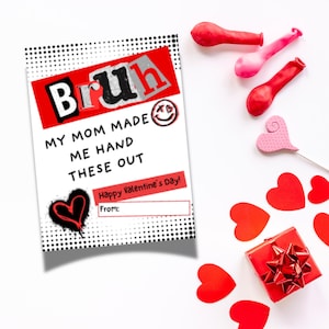 BRUH Valentinstag Karte, Valentinstag Karte, Valentinstag Karte, Valentinstag Karte, Valentinstag Karte, lustige Valentinstag Karte, Valentinstag Karte, Valentinstag Karte