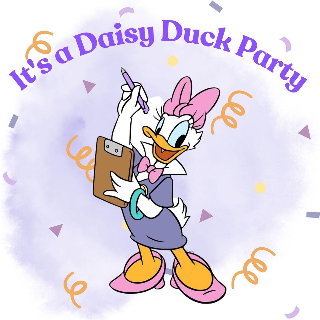 Triangle Duck Daisy Duck Triangle Banner – Printable Party Décor - Etsy