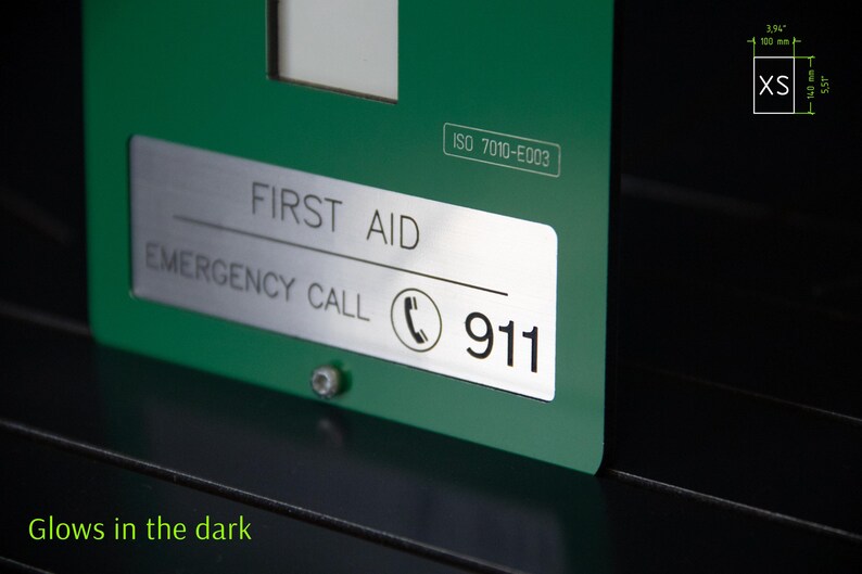 Torx Sign First Aid Sign E003 – ISO 7010 Safety Sign – Reflective Composite Wall ...