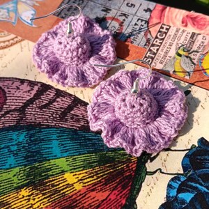 Crochet Mini Bucket Hat Earrings: Amigurumi Jewelry DIY Video (PDF Pattern image 7