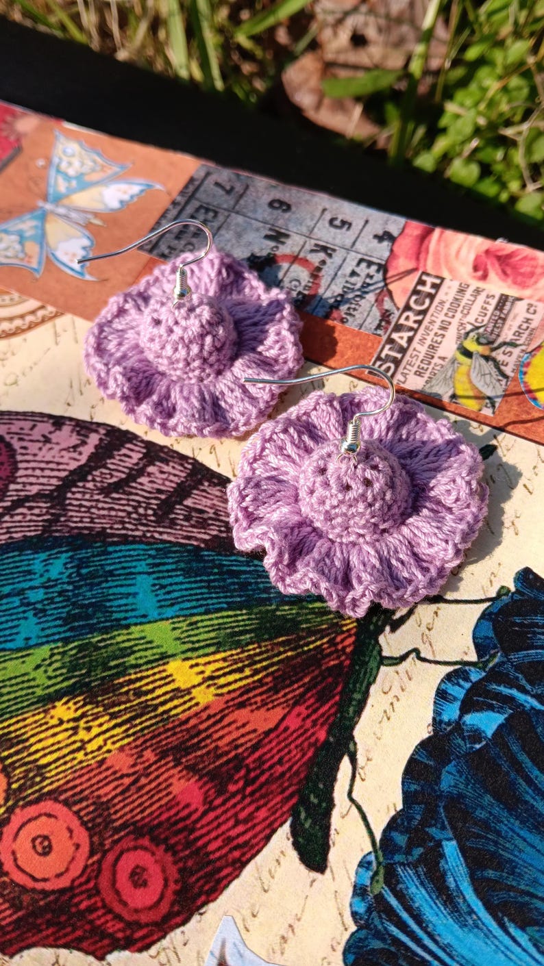 Crochet Mini Bucket Hat Earrings: Amigurumi Jewelry DIY Video (PDF Pattern image 7