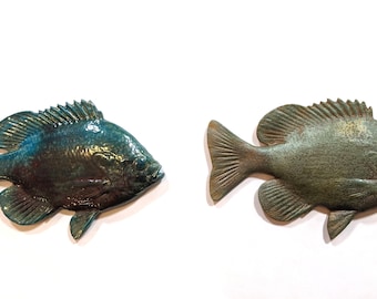 Set! 2 Sunfish by LakeCeramics (7"/7")