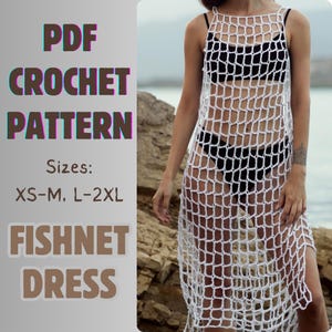 Crochet Dress Pattern PDF Crochet Top Pattern Summer Dress Pattern Crochet Fashion Easy Crochet Pattern Stitch Häkelanleitung PDF
