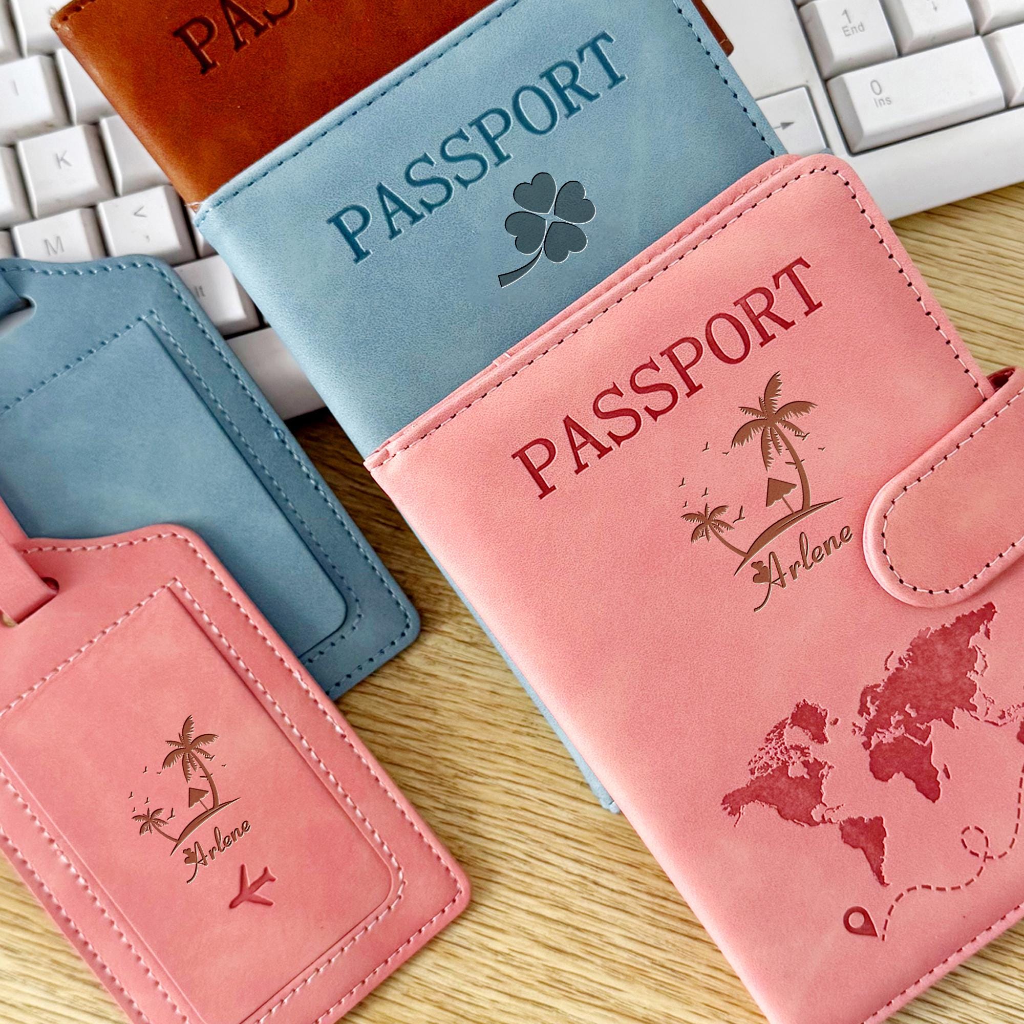 Protège-passeports PicasaTravel en similicuir (porte