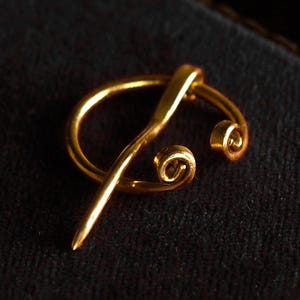 Penannular brooch - celtic fibula reproduction
