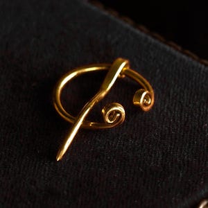 Penannular brooch - celtic fibula reproduction