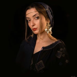 Viking Cross Earrings