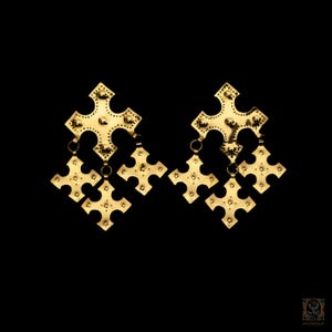 Viking Cross Earrings
