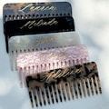 Personalized Name Hair Comb, Custom Engraved Text Logo Comb, Travel Brush, Bridesmaid Birthday Gift product logo