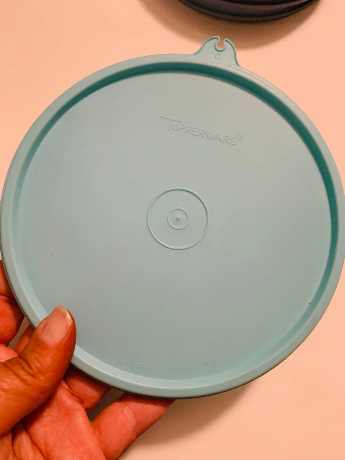 Tupperware Replacement Lid Round Blue 6 22724 3 Etsy