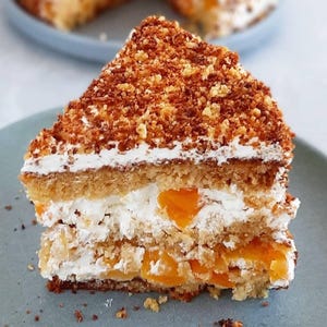 Honigkuchen mit getrockneten Aprikosen – Rezept mit Video – Schichttorte – Digitales Rezept für Anfänger – Einfach & Lecker