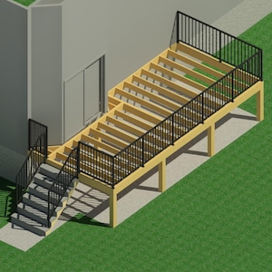 DECK PLANS_22x10_LO TO GROUND_USA DESIGN