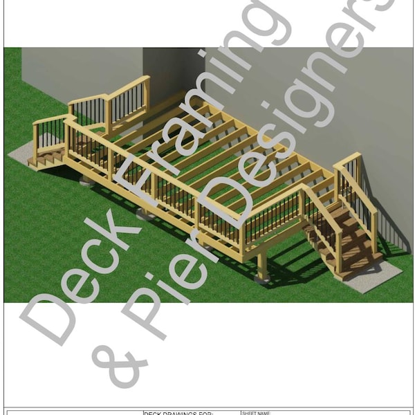Pool Deck Plans 18 Round - Etsy