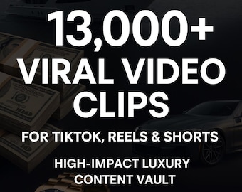 13 000+ virala videoklippspaket | Lyx, Motivation, Pengar, Bilar, Jetplan | TikTok, Reels, Shorts