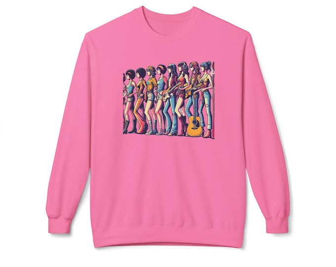 The Eras Tour Sweatshirt - Tay Fan Crewneck - Tay Tay Midweight Fleece Sweatshirt - Electropop Pullover