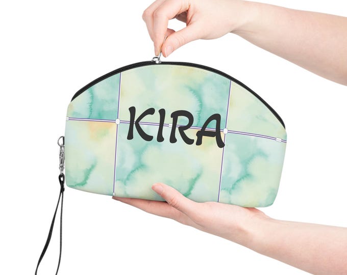 Marble Effect Makeup Bag Organizer, Cosmetic Pouch, Toiletry Case, Travel Essential, Gift for Her