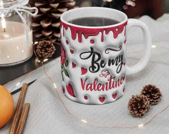 Valentine's Day Surprise: Heartfelt Coffee Mug for Him or Her - Cute Love Gift Idea, Ready to Ship